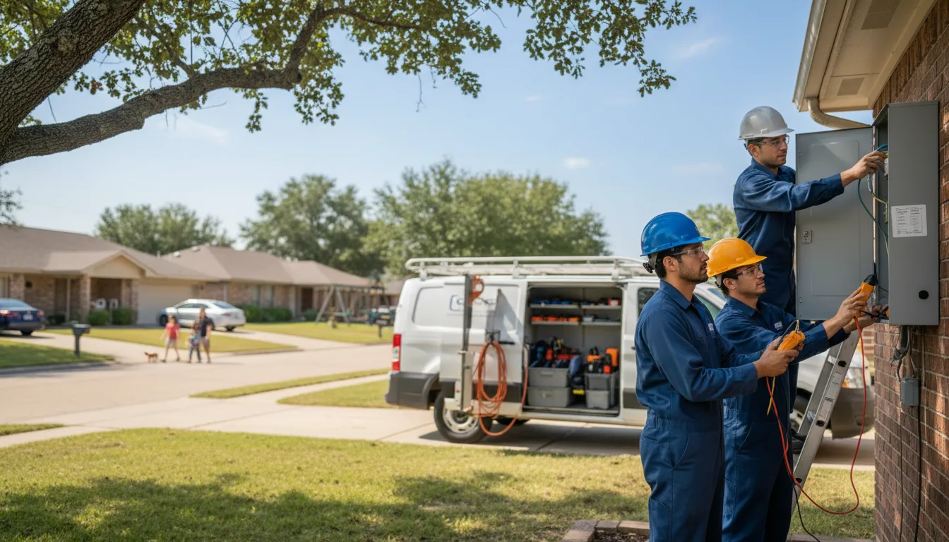 Certified electrician providing emergency electrical services in Fuquay Varina, NC